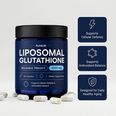 Liposomal Glutathione Capsules (5-in-1 Full-Cycle Formula)