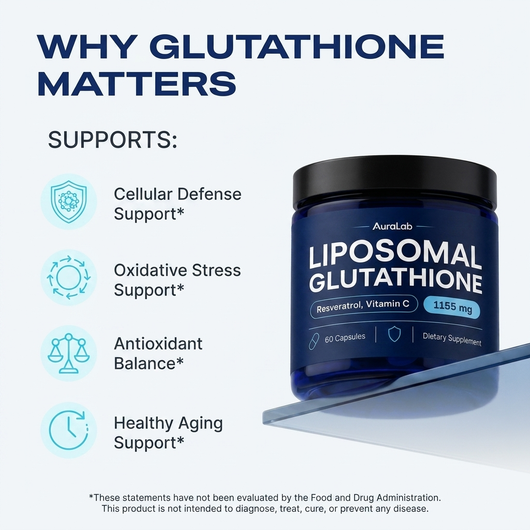 Liposomal Glutathione Capsules (5-in-1 Full-Cycle Formula)